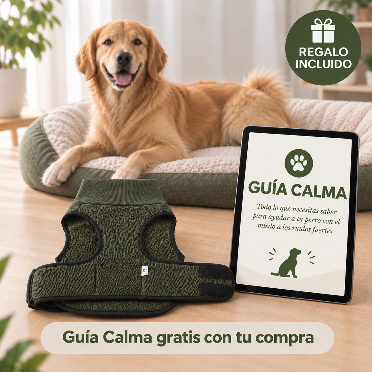 Chaleco Calma Anti-Ansiedad para Perros