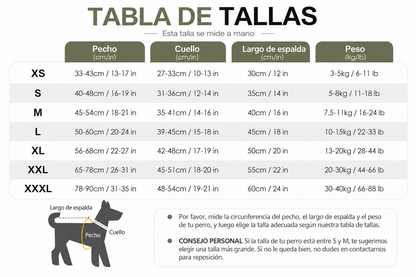 Chaleco Calma Anti-Ansiedad para Perros